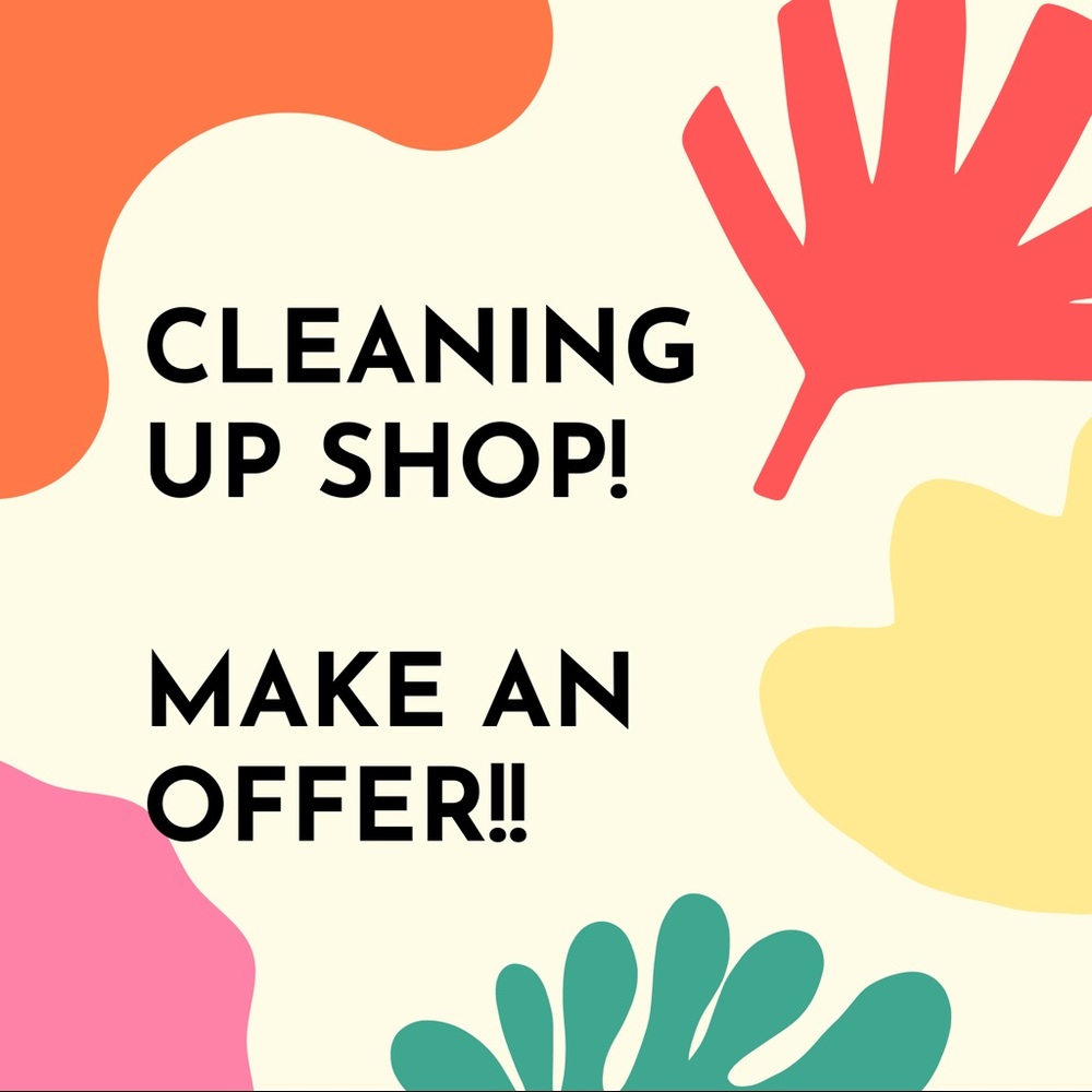 MAKE AN OFFER, BUNDLE TO SAVE MORE!!